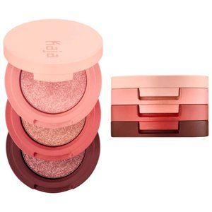 Kaja Beauty Bento Bouncy Matte & Shimmer Eyeshadow Trio in 02 Orange Blossom